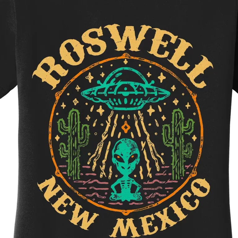 Roswell NM 1947 Funny Roswell Aviation Gifts New Mexico 51 Women's T-Shirt