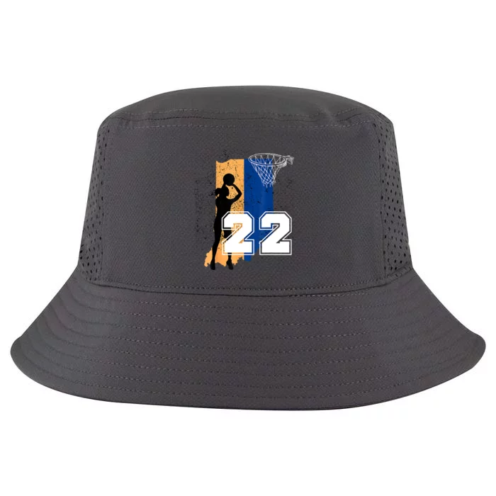 Retro No 22 Woman Basketball Grunge Jersey Cool Comfort Performance Bucket Hat