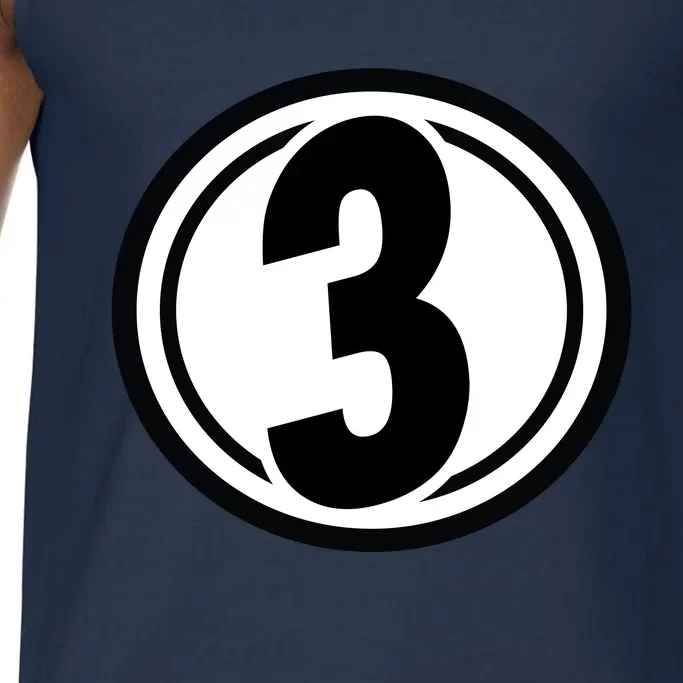 Racing Number 3 Comfort Colors® Tank Top