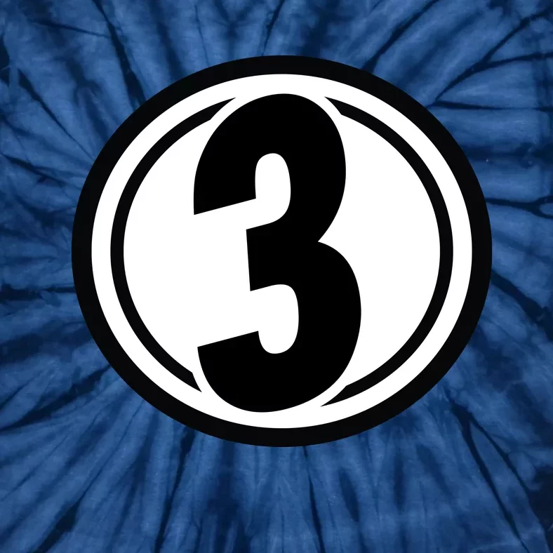 Racing Number 3 Tie-Dye T-Shirt