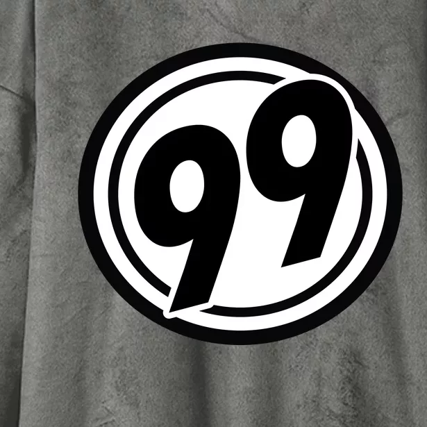 Racing Number 99 Hooded Wearable Blanket