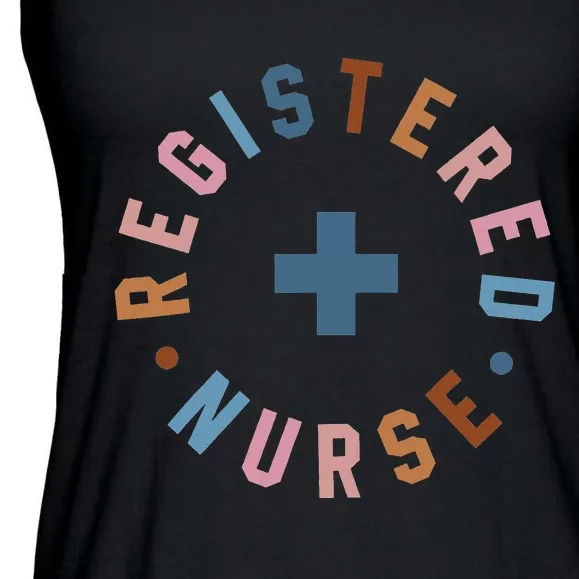 Registered Nurse Appreciation Healthcare Workers Ladies Essential Flowy Tank