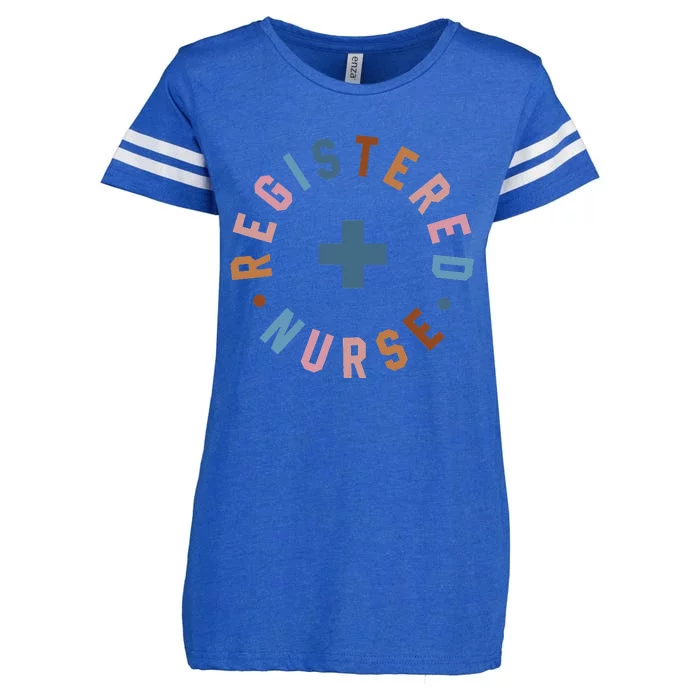 Registered Nurse Appreciation Healthcare Workers Enza Ladies Jersey Football T-Shirt