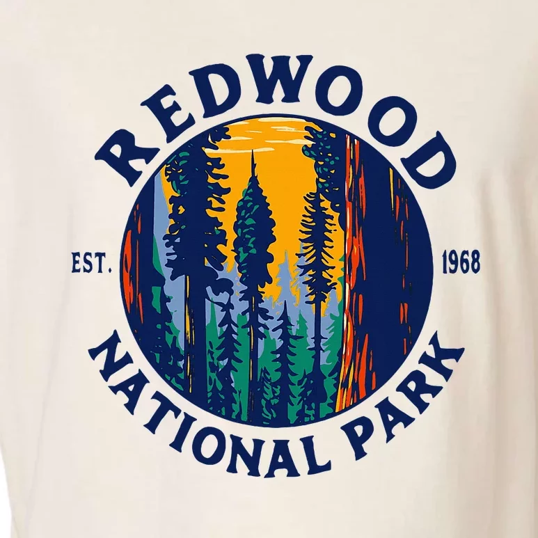 Redwood National And State Parks Ca California Outdoor Garment-Dyed Women's Muscle Tee