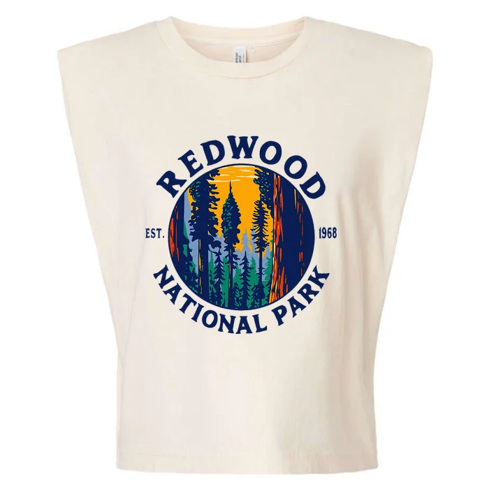 Redwood National And State Parks Ca California Outdoor Garment-Dyed Women's Muscle Tee