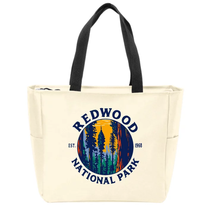 Redwood National And State Parks Ca California Outdoor Zip Tote Bag