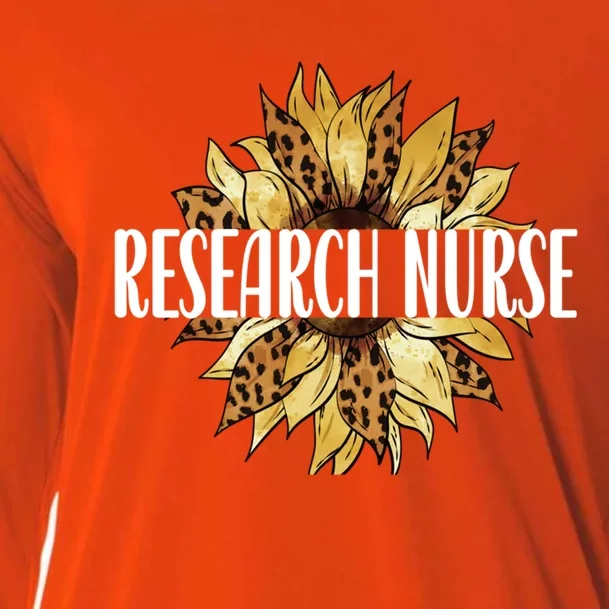 Research Nurse Appreciation Flower Clinical Research Nursing Great Gift Cooling Performance Long Sleeve Crew