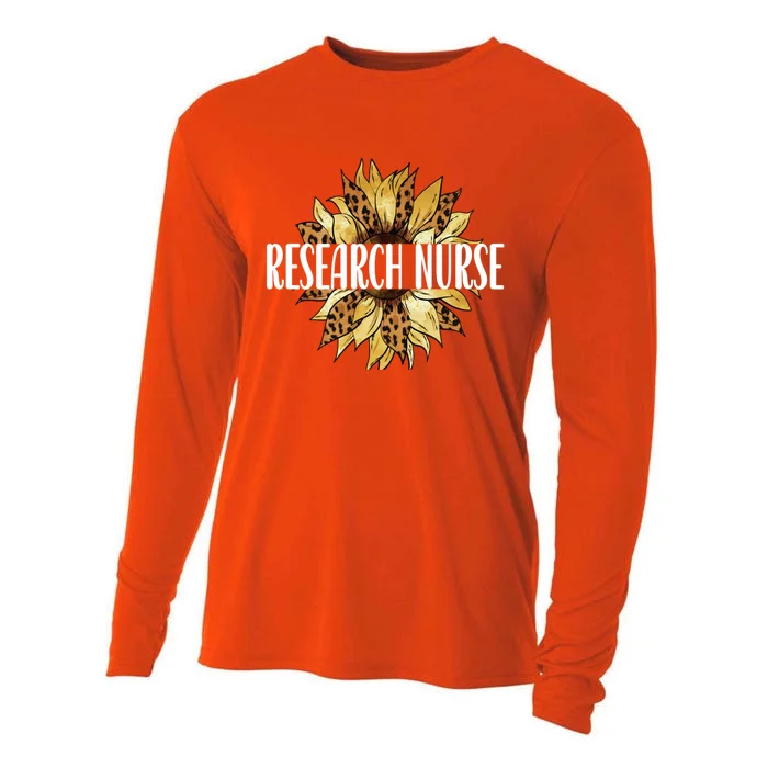 Research Nurse Appreciation Flower Clinical Research Nursing Great Gift Cooling Performance Long Sleeve Crew