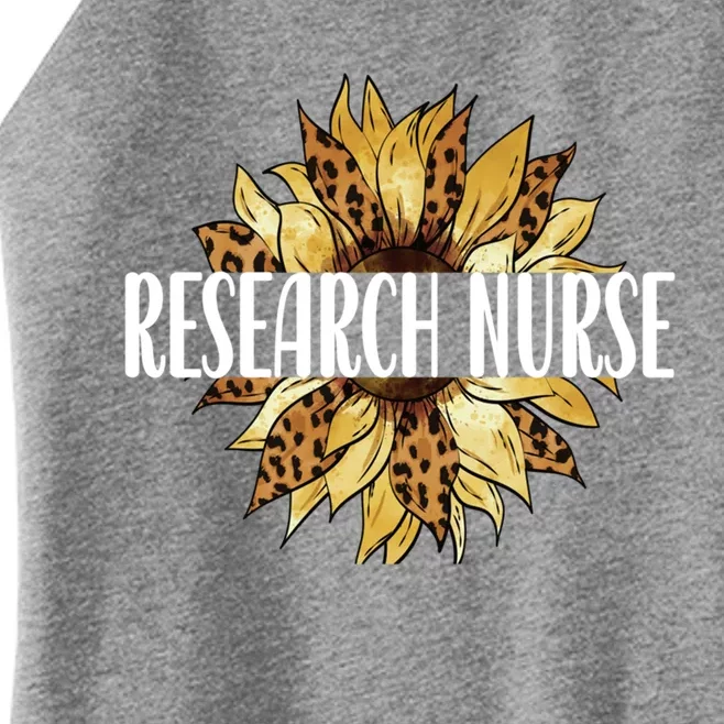 Research Nurse Appreciation Flower Clinical Research Nursing Great Gift Women’s Perfect Tri Rocker Tank