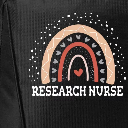 Research Nurse Appreciation Flower Clinical Research Nursing Gift City Backpack