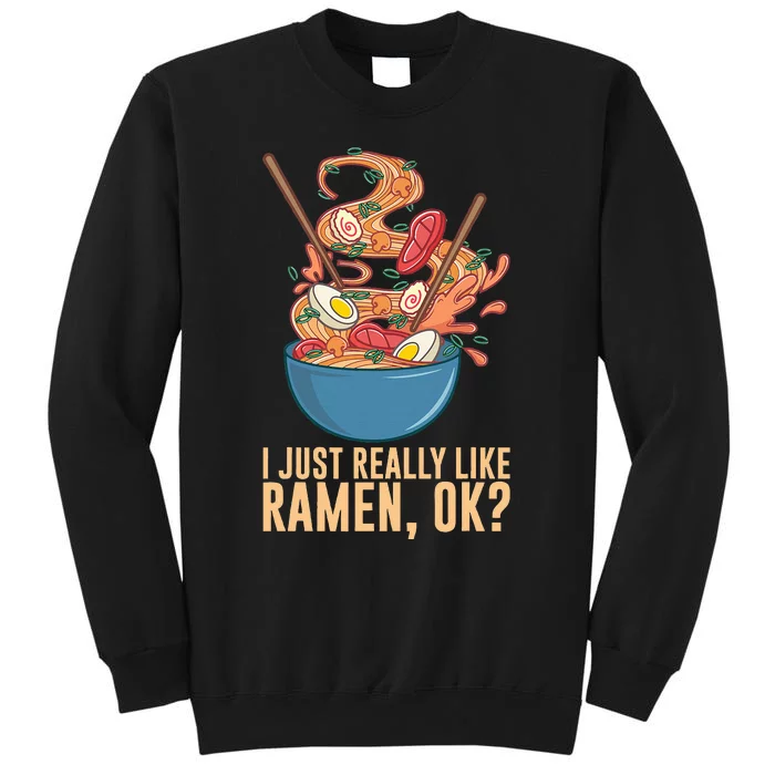 Ramen Noodles Art For Noodle Ramen Lovers Sweatshirt