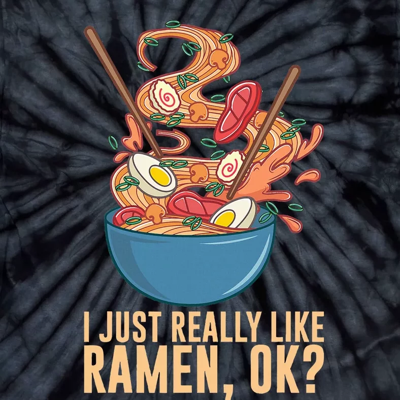 Ramen Noodles Art For Noodle Ramen Lovers Tie-Dye T-Shirt