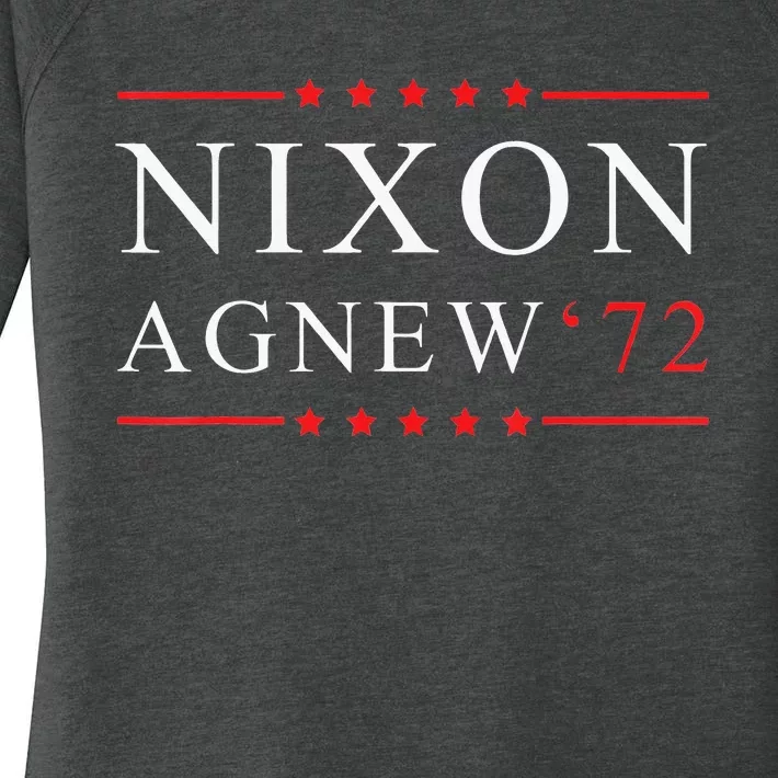 RICHARD NIXON AGNEW funny president Women's Perfect Tri Tunic Long Sleeve Shirt