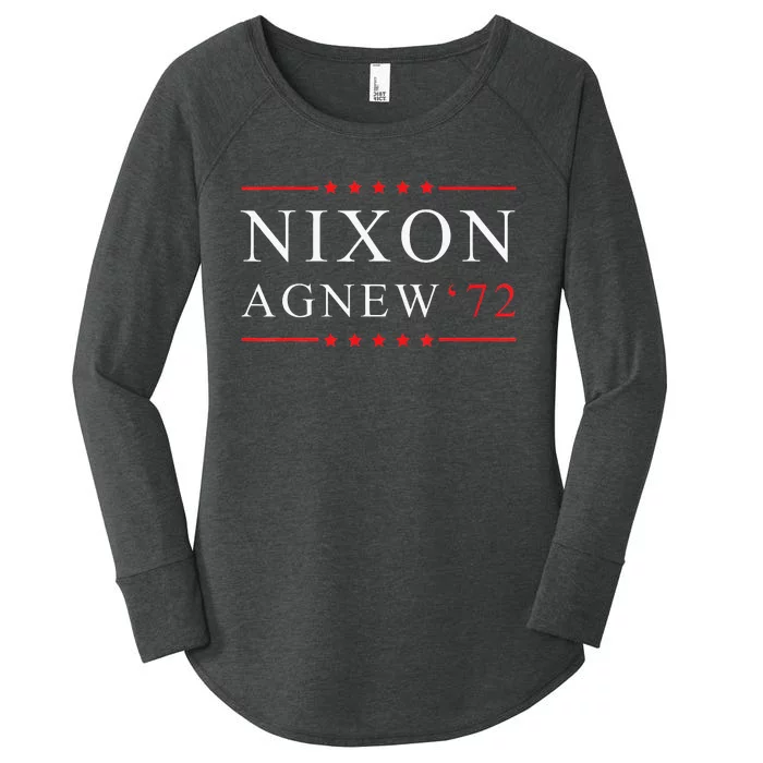 RICHARD NIXON AGNEW funny president Women's Perfect Tri Tunic Long Sleeve Shirt