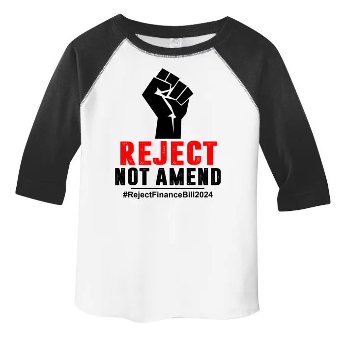 Reject Not Amend Reject Finance Bill 2024 Toddler Fine Jersey T-Shirt