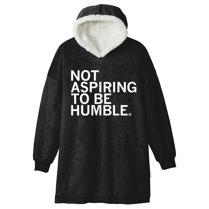 Raygun Not Aspiring To Be Humble Hooded Wearable Blanket