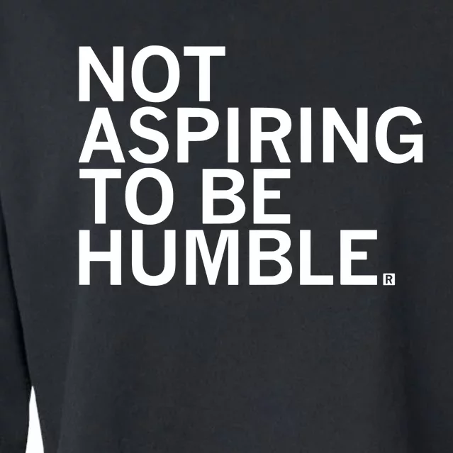 Raygun Not Aspiring To Be Humble Cropped Pullover Crew