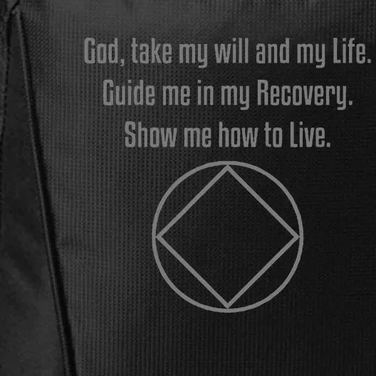 Recovery Narcotics Anonymous Third Step Prayer City Backpack