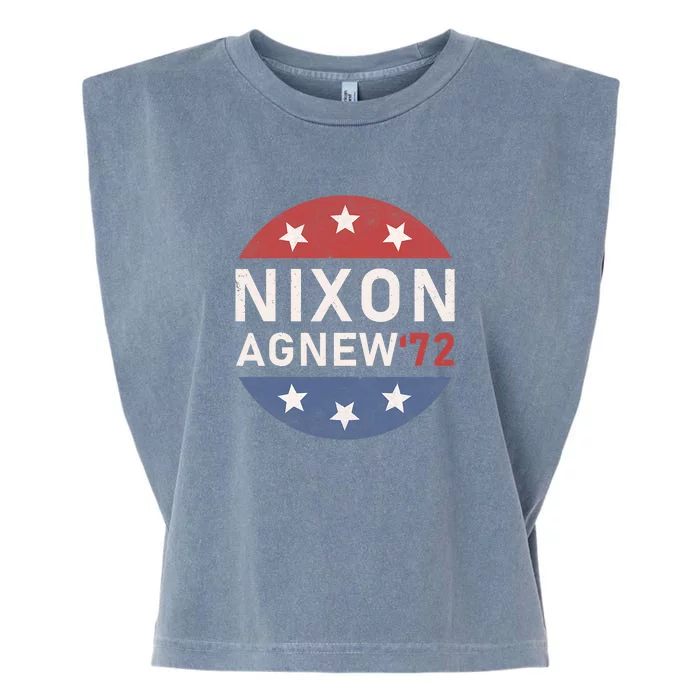 RICHARD NIXON AGNEW NIXON 1972 ELECTION CAMPAIGN Garment-Dyed Women's Muscle Tee