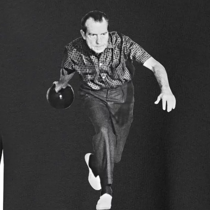 Richard Nixon Bowling Great Gift Toddler Sweatshirt