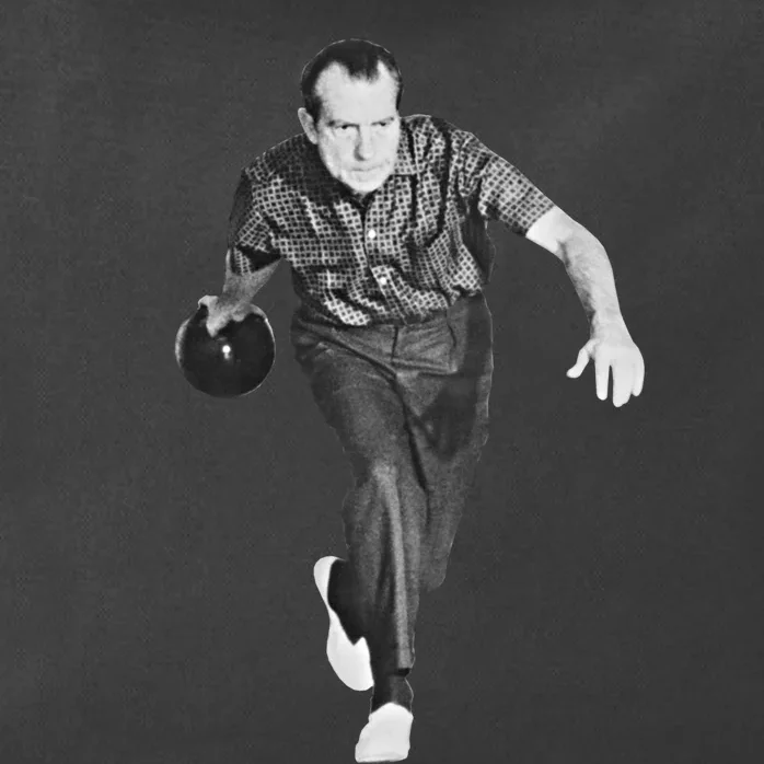 Richard Nixon Bowling Great Gift Zip Tote Bag