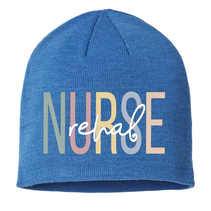 Rehabilitation Nursing Boho Rehabilitation Nurse Gift 8 1/2in Sustainable Knit Beanie