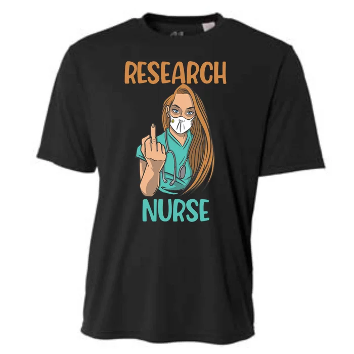 Research Nurse Bad Ass Angry Nursing Cute Gift Cooling Performance Crew T-Shirt