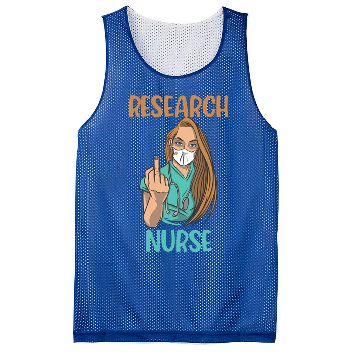 Research Nurse Bad Ass Angry Nursing Cute Gift Mesh Reversible Basketball Jersey Tank