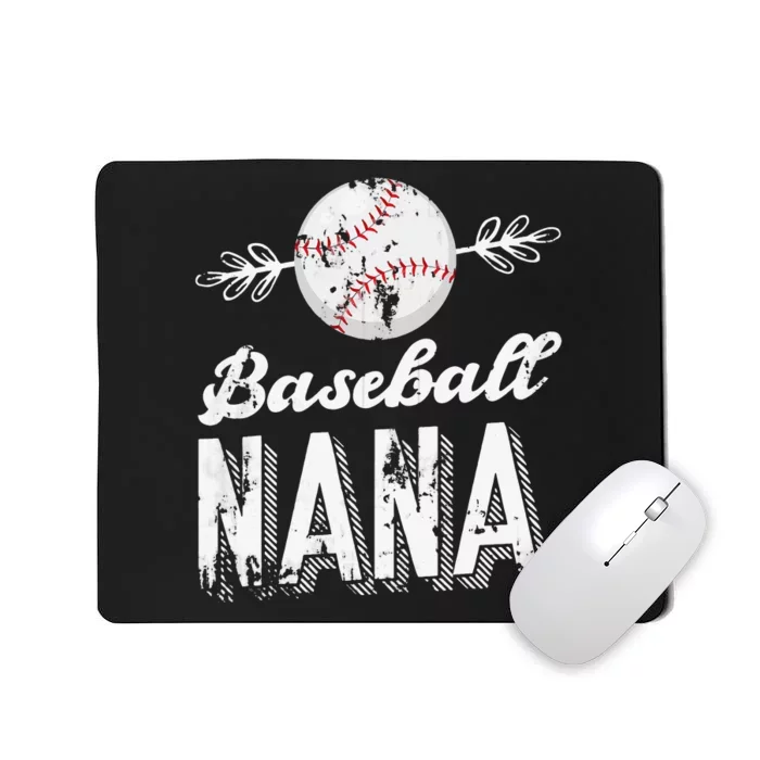 retro Nana Baseball gift Mother's day for Grandmother Mousepad