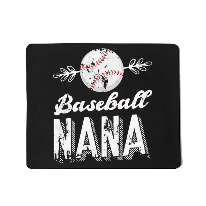 retro Nana Baseball gift Mother's day for Grandmother Mousepad