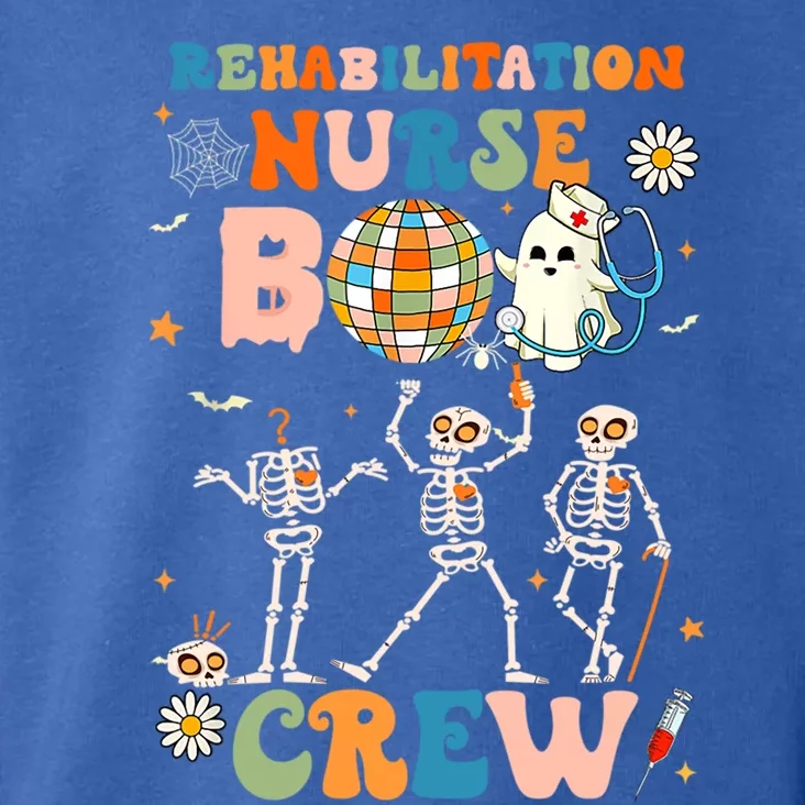 Rehabilitation Nurse Boo Crew Halloween Skeleton Dancing Gift Toddler Hoodie