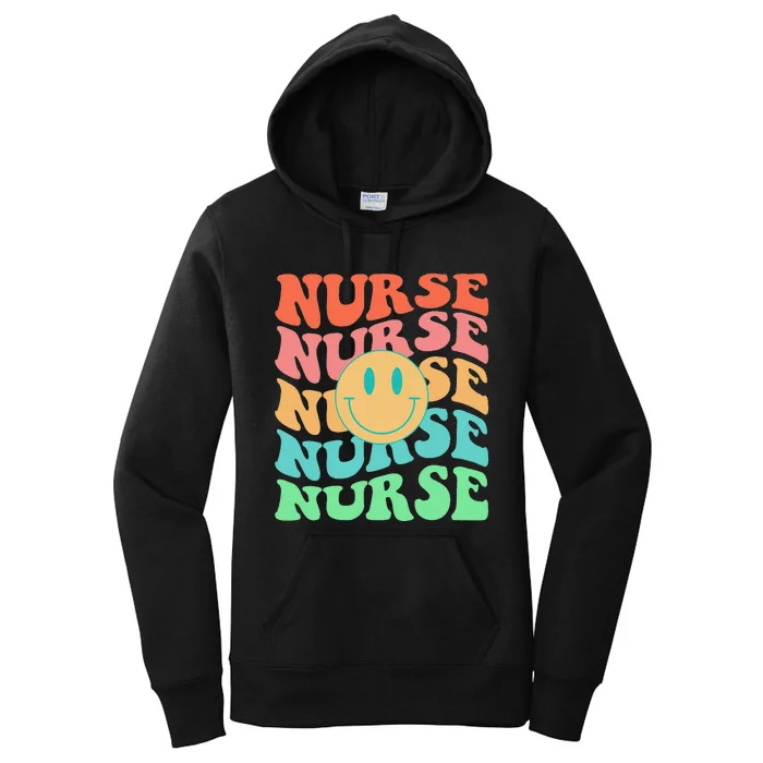 Retro Nurse Colorful Nurse Life Nurse's Day Women's Pullover Hoodie