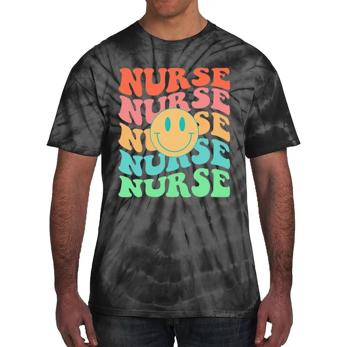 Retro Nurse Colorful Nurse Life Nurse's Day Tie-Dye T-Shirt