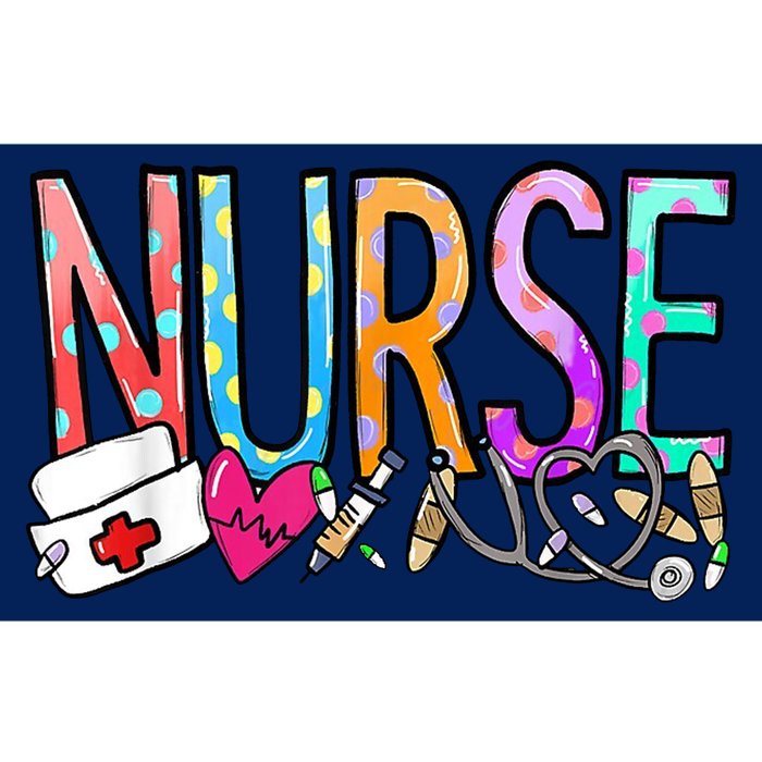 RN Nurse Colorful Gift Bumper Sticker