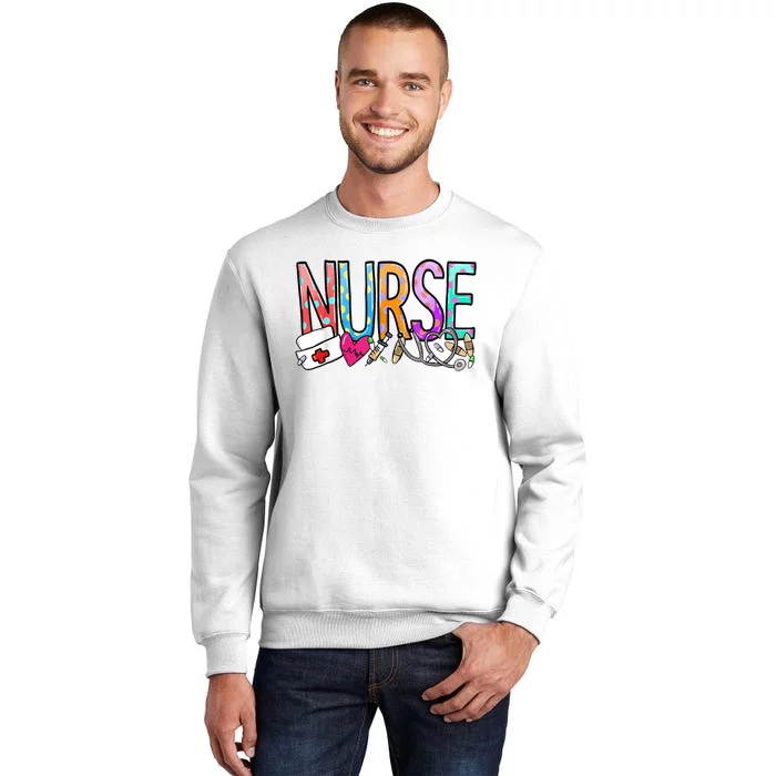 RN Nurse Colorful Gift Sweatshirt