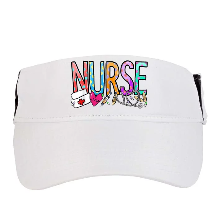 RN Nurse Colorful Gift Adult Drive Performance Visor