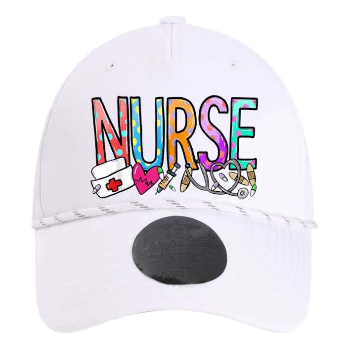 RN Nurse Colorful Gift Performance The Dyno Cap