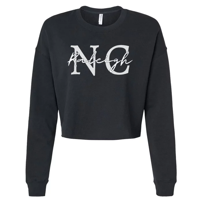 Raleigh North Carolina Vacation Travel NC Cropped Pullover Crew