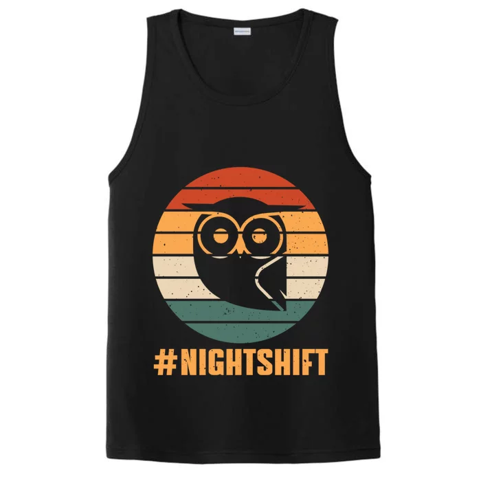 Retro Night Costume Night Shift Nursing Team Great Gift Performance Tank