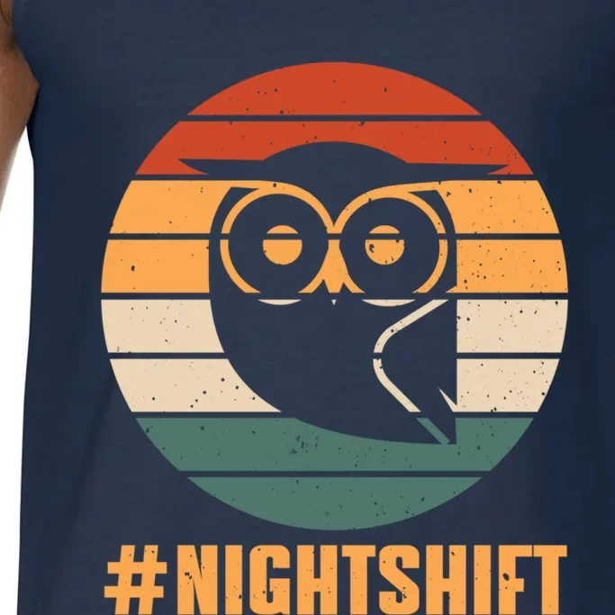 Retro Night Costume Night Shift Nursing Team Great Gift Comfort Colors® Tank Top