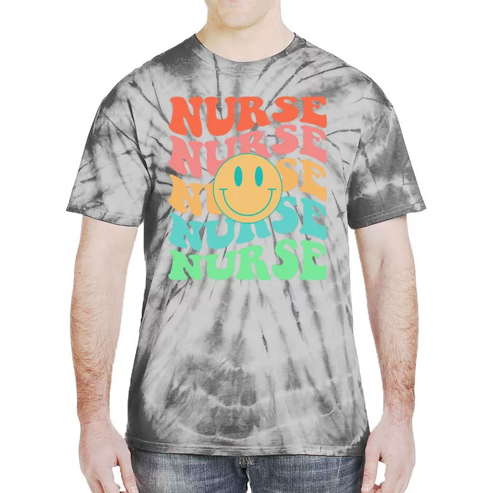 Retro Nurse Colorful Nurse Life Nurse's Day Tie-Dye T-Shirt