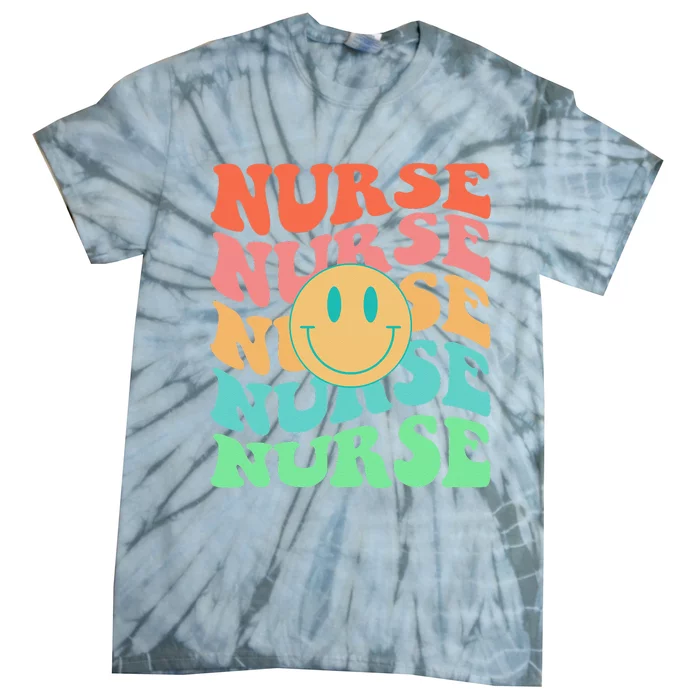 Retro Nurse Colorful Nurse Life Nurse's Day Tie-Dye T-Shirt