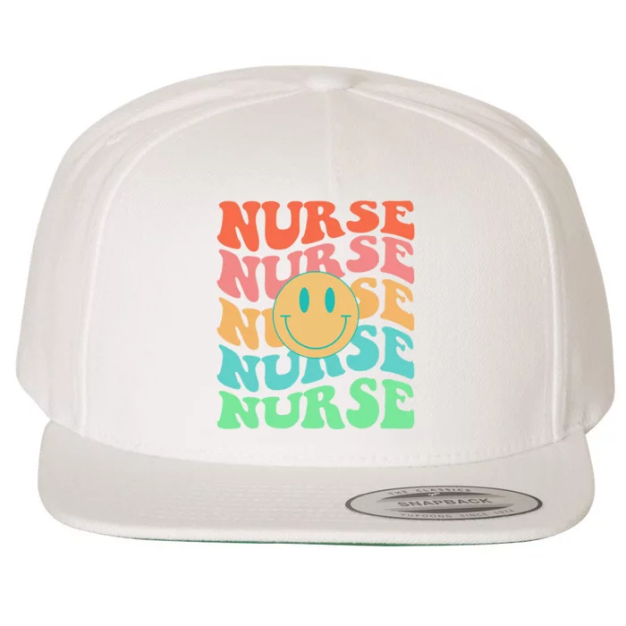 Retro Nurse Colorful Nurse Life Nurse's Day Wool Snapback Cap