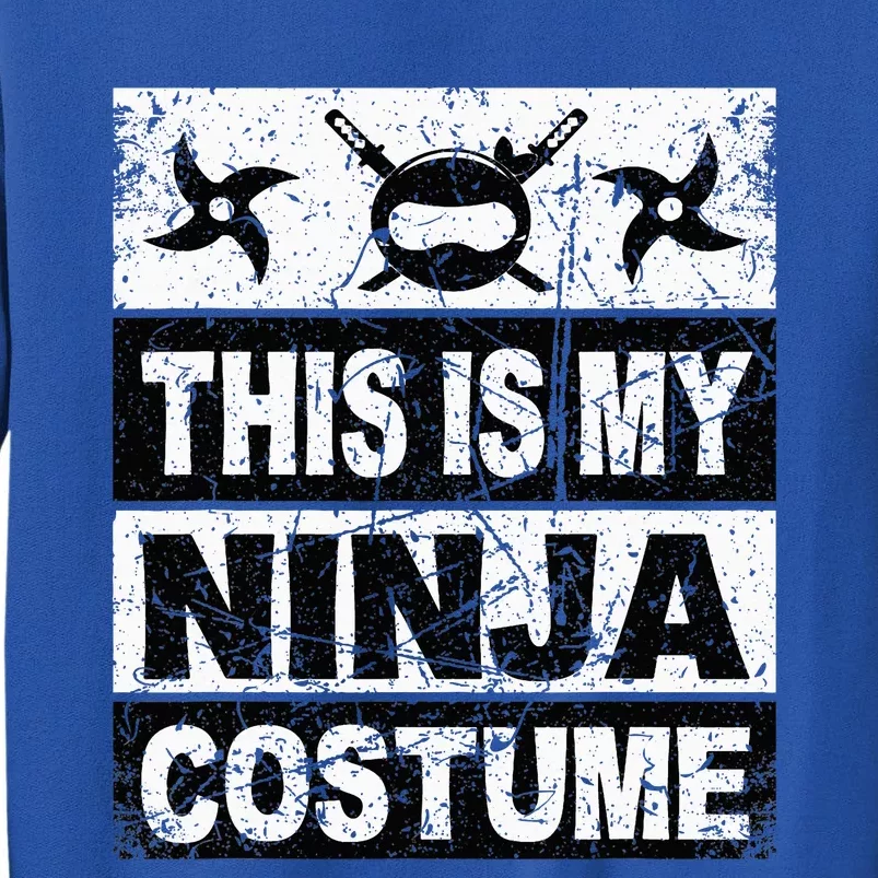 Retro Ninja Costume Halloween Tall Sweatshirt