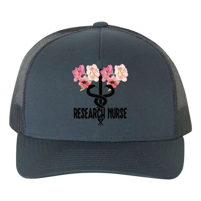 Research Nurse Caduceus Clinical Research Nursing Cool Gift Yupoong Adult 5-Panel Trucker Hat