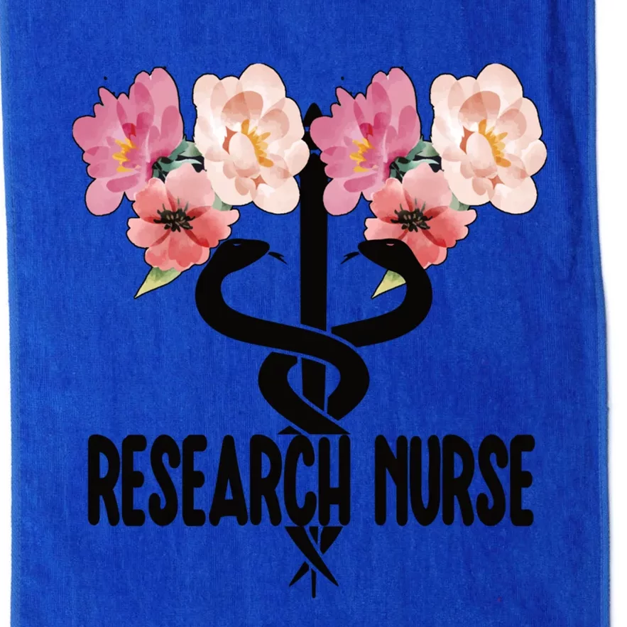 Research Nurse Caduceus Clinical Research Nursing Cool Gift Platinum Collection Golf Towel