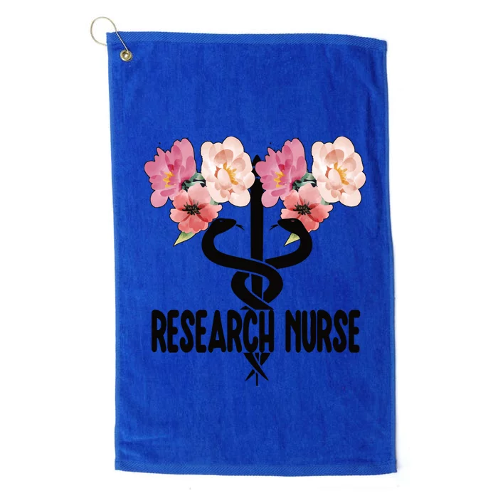 Research Nurse Caduceus Clinical Research Nursing Cool Gift Platinum Collection Golf Towel