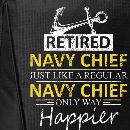 Retired Navy Chief City Backpack