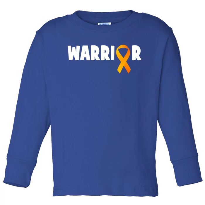 Renal Ney Cancer Survivor Ney Cancer Fighting Cool Gift Toddler Long Sleeve Shirt