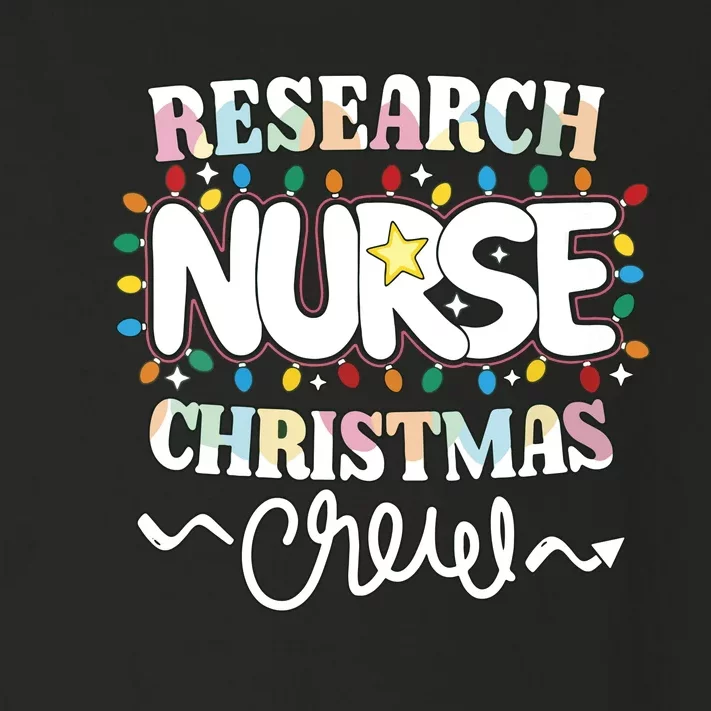 Research Nurse Christmas Crew Clinical Research Nursing Np Vneck Toddler Long Sleeve Shirt